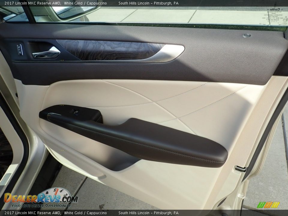 2017 Lincoln MKC Reserve AWD White Gold / Cappuccino Photo #13