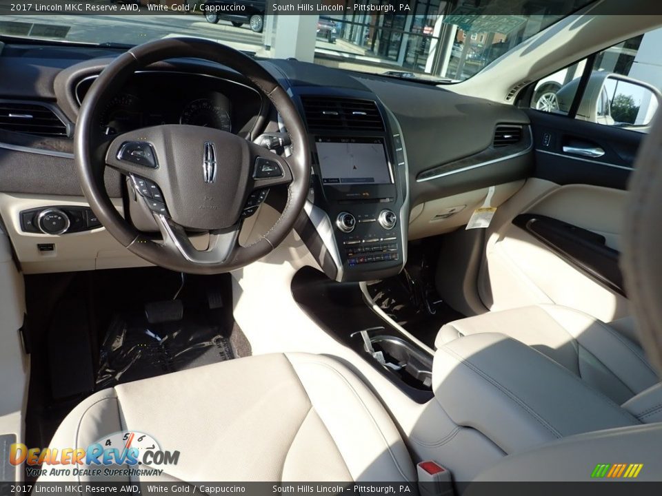 2017 Lincoln MKC Reserve AWD White Gold / Cappuccino Photo #17