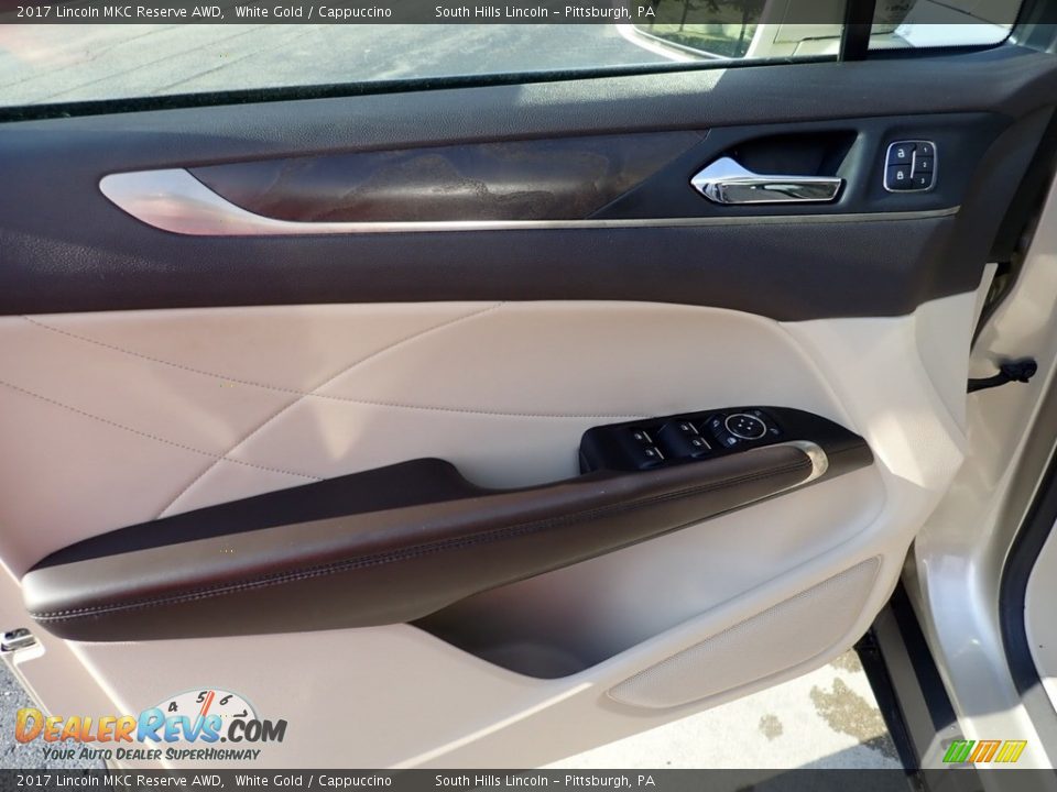 2017 Lincoln MKC Reserve AWD White Gold / Cappuccino Photo #18