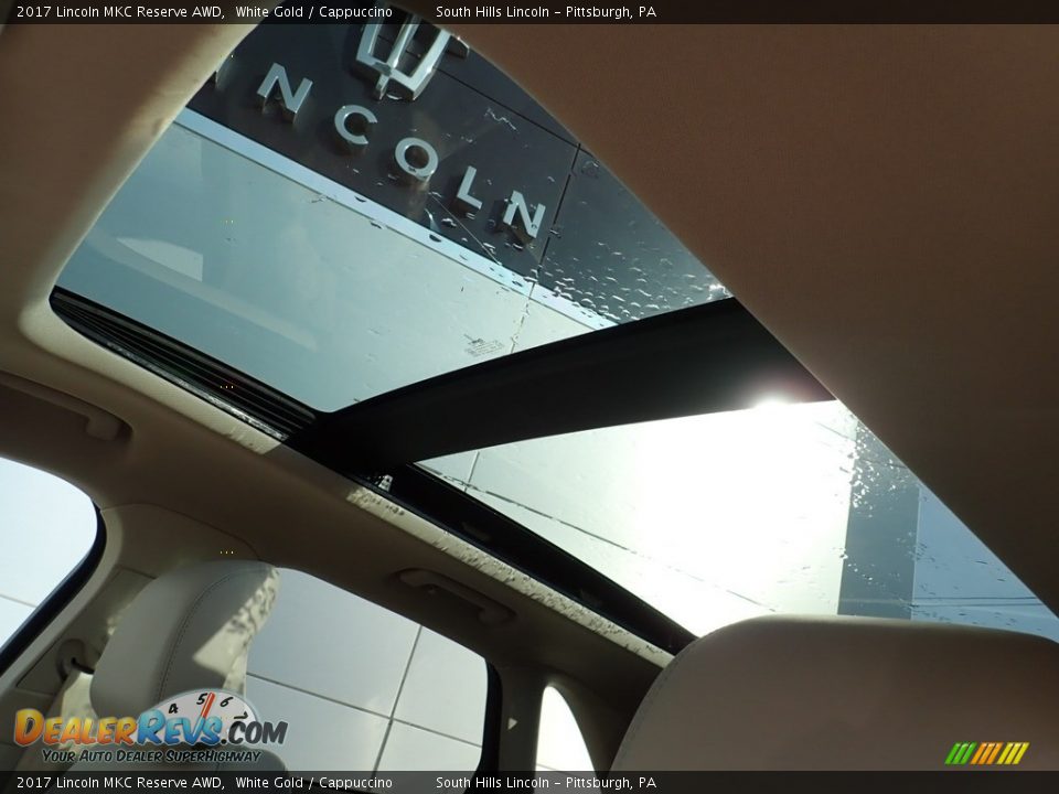 2017 Lincoln MKC Reserve AWD White Gold / Cappuccino Photo #20