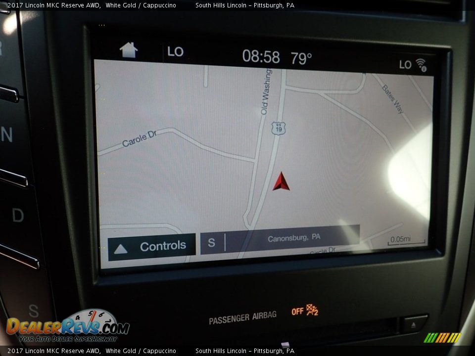 2017 Lincoln MKC Reserve AWD White Gold / Cappuccino Photo #21