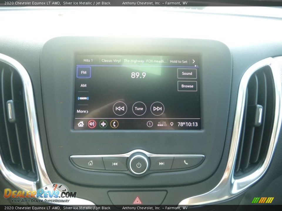 2020 Chevrolet Equinox LT AWD Silver Ice Metallic / Jet Black Photo #17