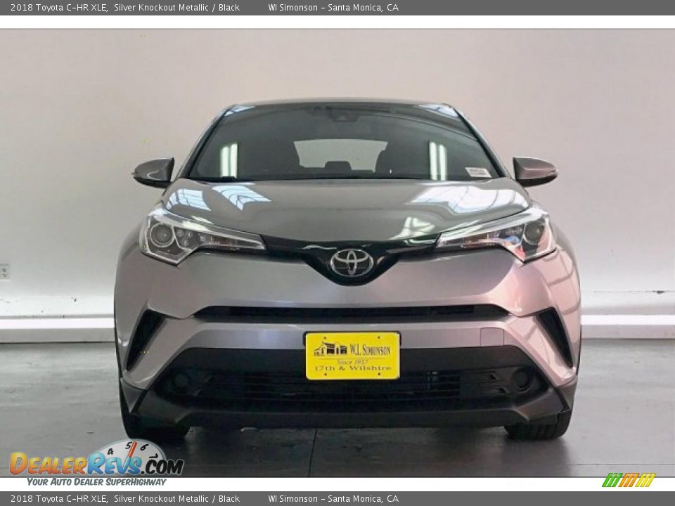 2018 Toyota C-HR XLE Silver Knockout Metallic / Black Photo #2