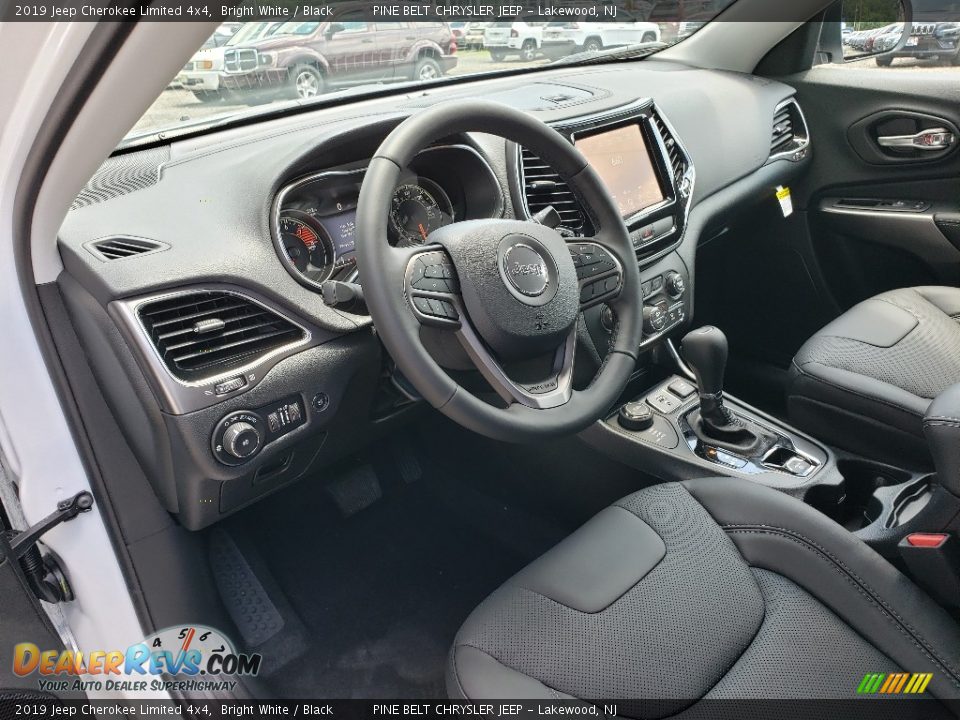 2019 Jeep Cherokee Limited 4x4 Bright White / Black Photo #7