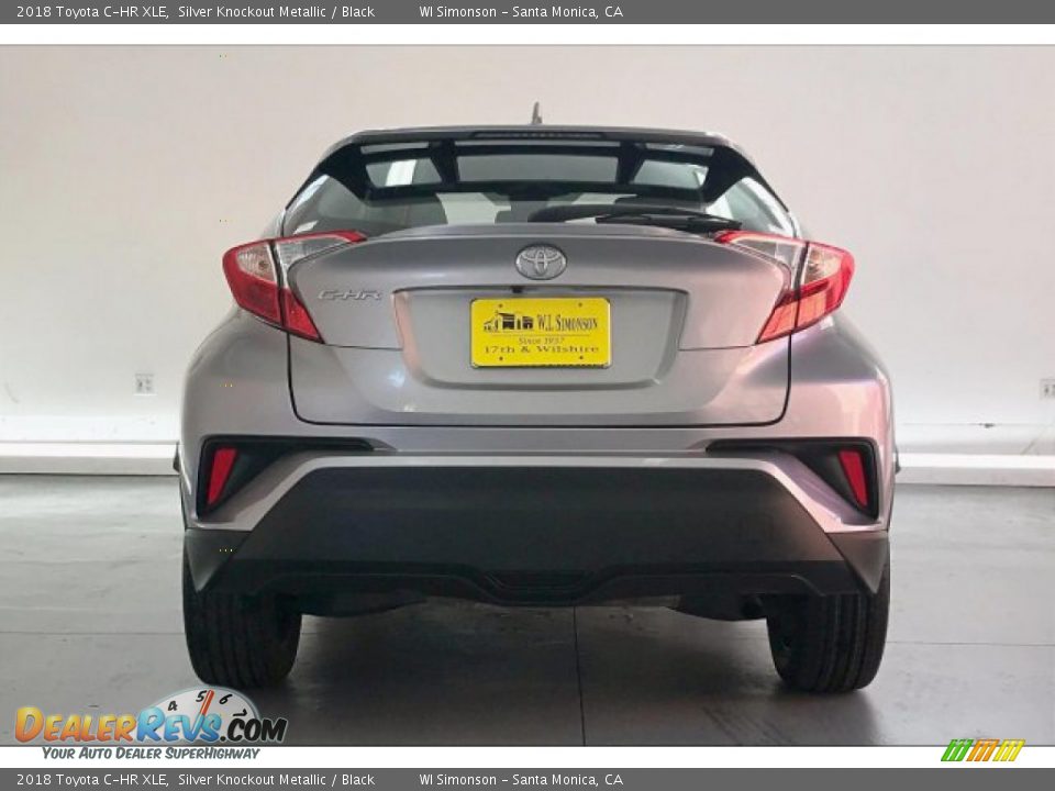 2018 Toyota C-HR XLE Silver Knockout Metallic / Black Photo #3