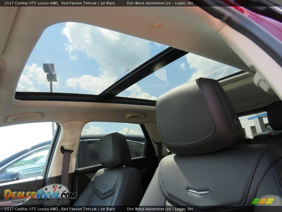 2017 Cadillac XT5 Luxury AWD Red Passion Tintcoat / Jet Black Photo #2