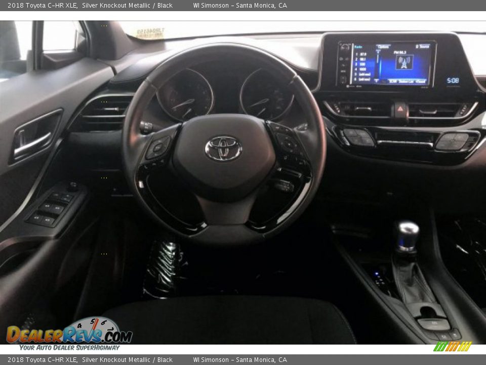 2018 Toyota C-HR XLE Silver Knockout Metallic / Black Photo #4