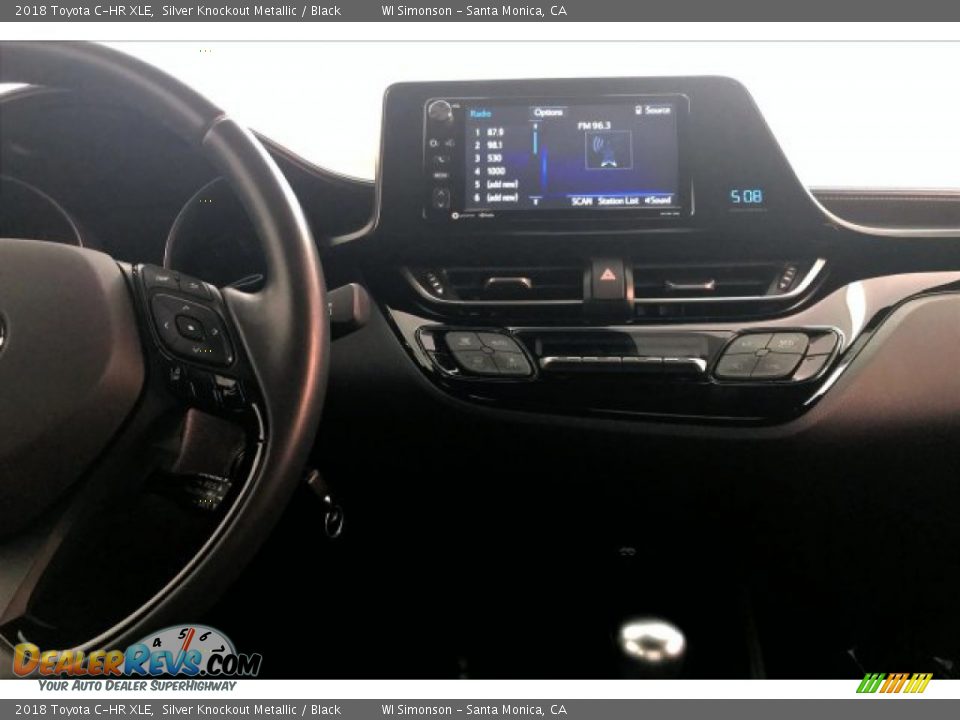 2018 Toyota C-HR XLE Silver Knockout Metallic / Black Photo #5