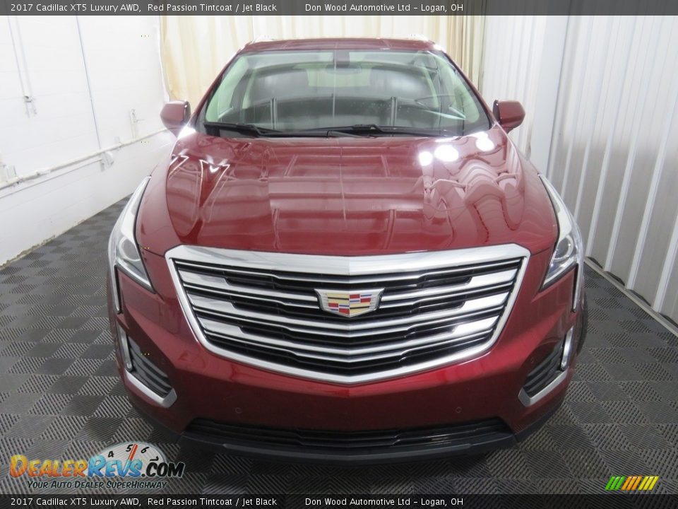 2017 Cadillac XT5 Luxury AWD Red Passion Tintcoat / Jet Black Photo #7