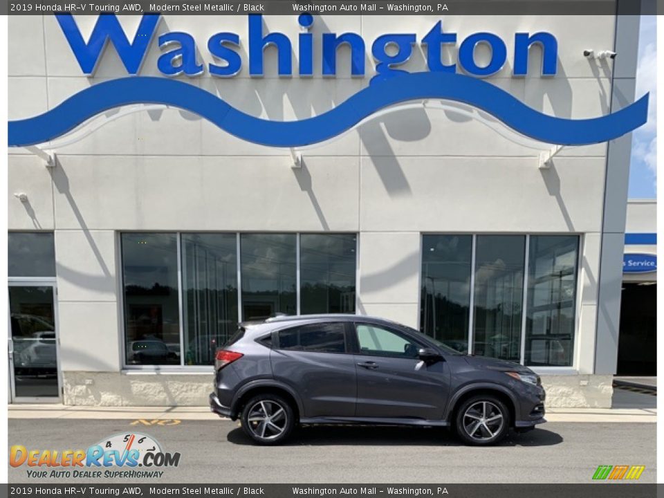 2019 Honda HR-V Touring AWD Modern Steel Metallic / Black Photo #1