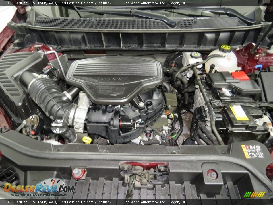 2017 Cadillac XT5 Luxury AWD Red Passion Tintcoat / Jet Black Photo #9