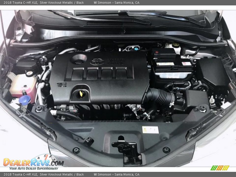 2018 Toyota C-HR XLE Silver Knockout Metallic / Black Photo #9