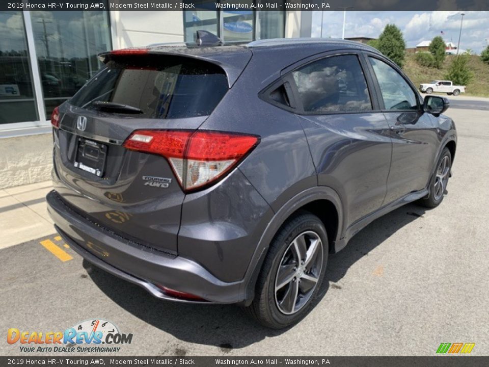 2019 Honda HR-V Touring AWD Modern Steel Metallic / Black Photo #7