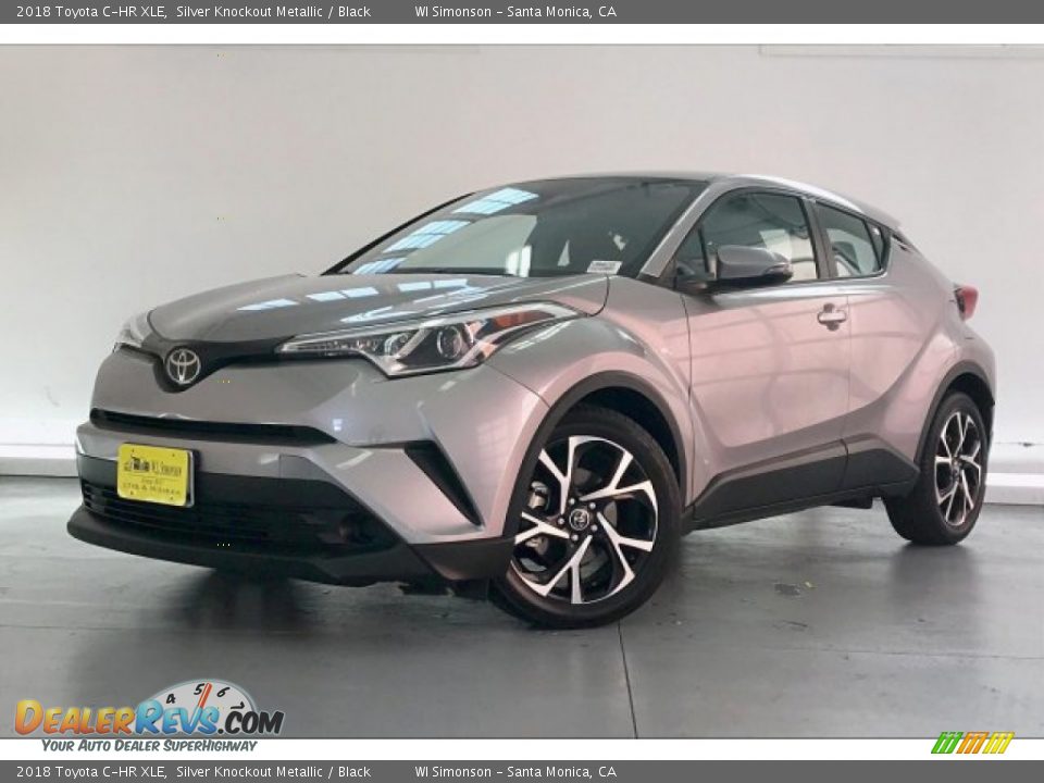 2018 Toyota C-HR XLE Silver Knockout Metallic / Black Photo #12