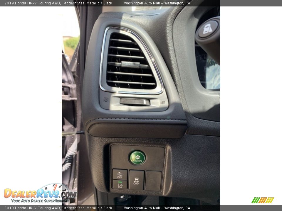 2019 Honda HR-V Touring AWD Modern Steel Metallic / Black Photo #12