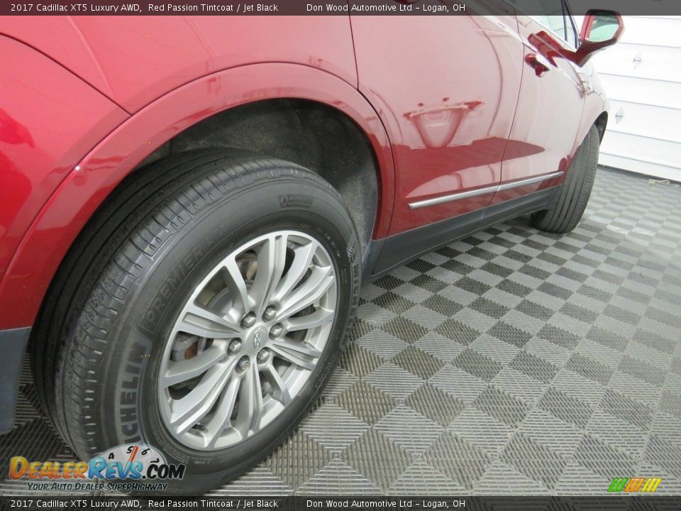 2017 Cadillac XT5 Luxury AWD Red Passion Tintcoat / Jet Black Photo #19