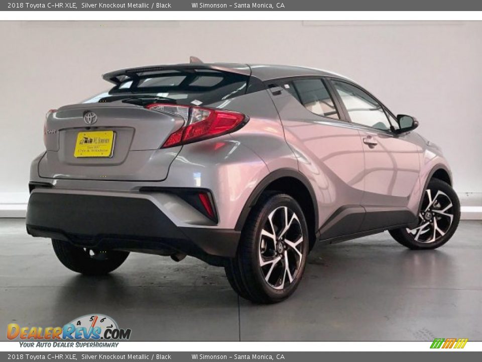 2018 Toyota C-HR XLE Silver Knockout Metallic / Black Photo #16