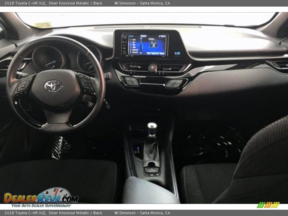 2018 Toyota C-HR XLE Silver Knockout Metallic / Black Photo #17