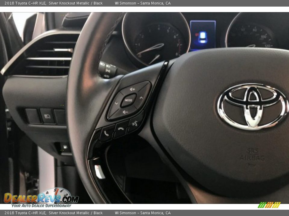 2018 Toyota C-HR XLE Silver Knockout Metallic / Black Photo #18
