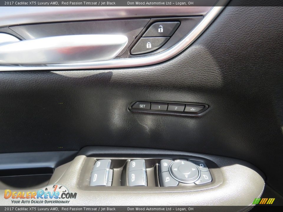 2017 Cadillac XT5 Luxury AWD Red Passion Tintcoat / Jet Black Photo #21