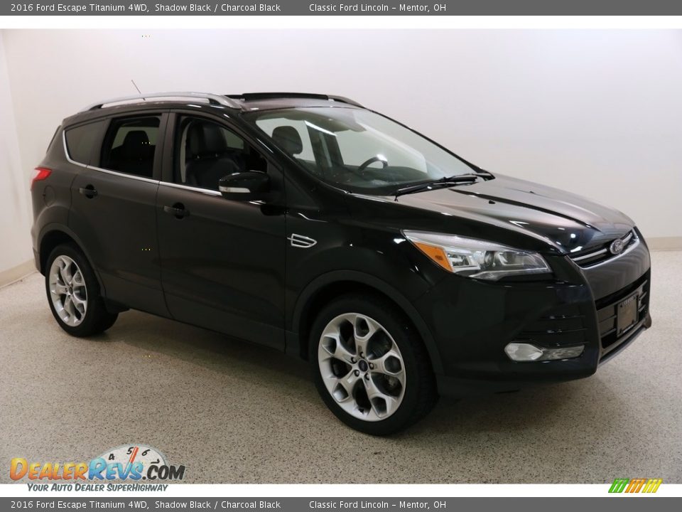 2016 Ford Escape Titanium 4WD Shadow Black / Charcoal Black Photo #1