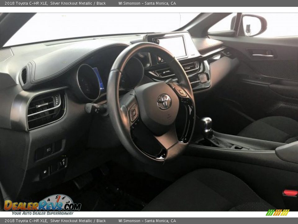 2018 Toyota C-HR XLE Silver Knockout Metallic / Black Photo #22
