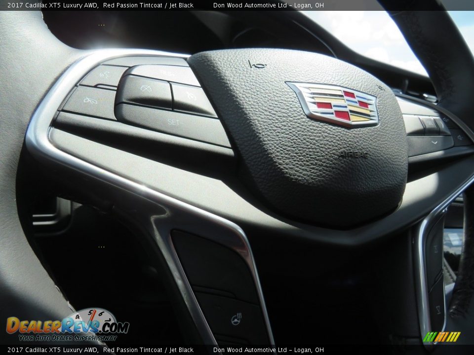 2017 Cadillac XT5 Luxury AWD Red Passion Tintcoat / Jet Black Photo #26