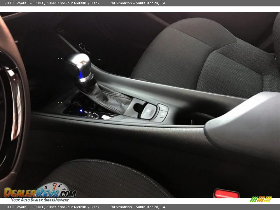 2018 Toyota C-HR XLE Silver Knockout Metallic / Black Photo #23