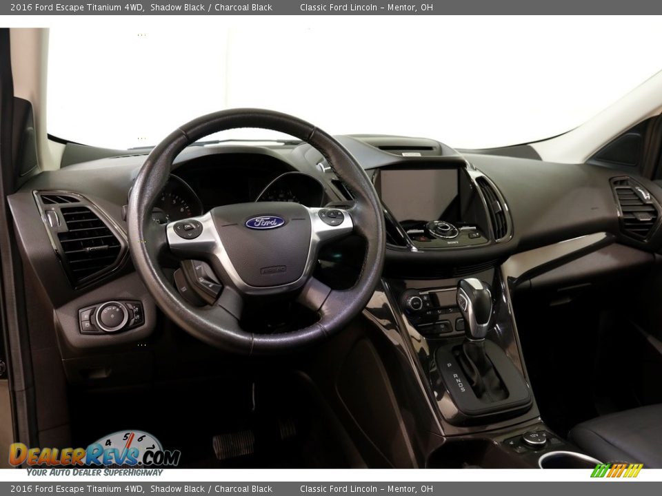 2016 Ford Escape Titanium 4WD Shadow Black / Charcoal Black Photo #6