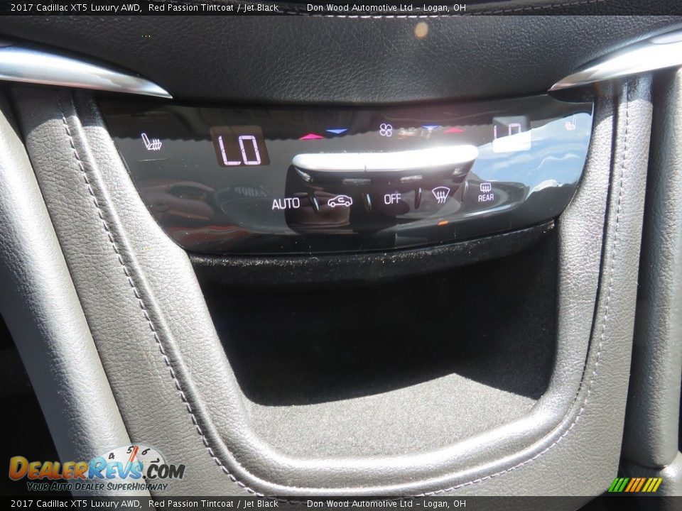 2017 Cadillac XT5 Luxury AWD Red Passion Tintcoat / Jet Black Photo #30