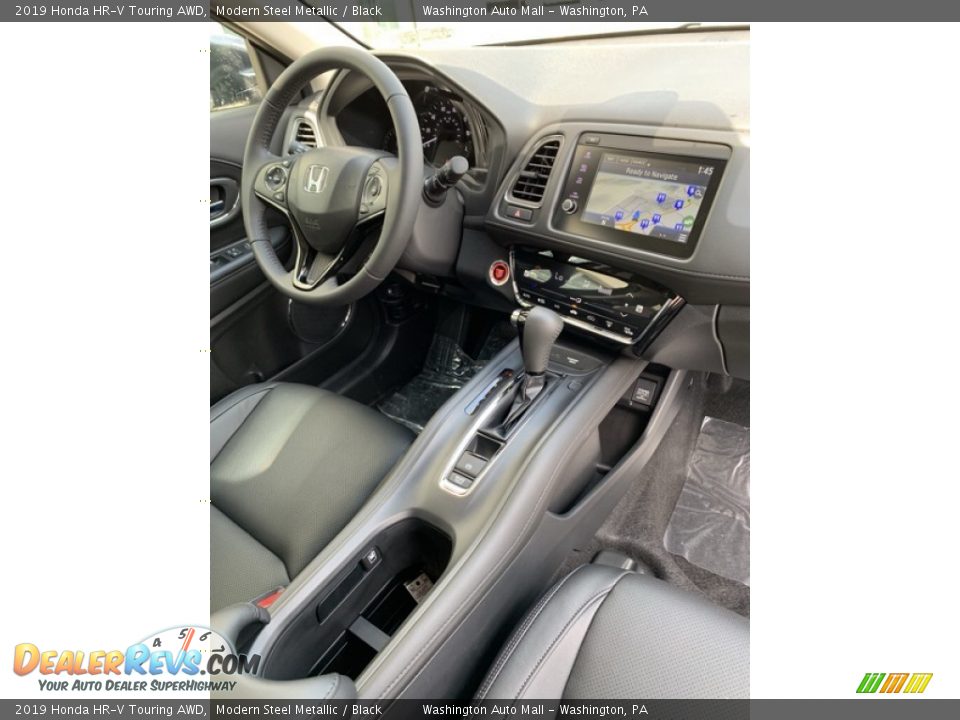 2019 Honda HR-V Touring AWD Modern Steel Metallic / Black Photo #28