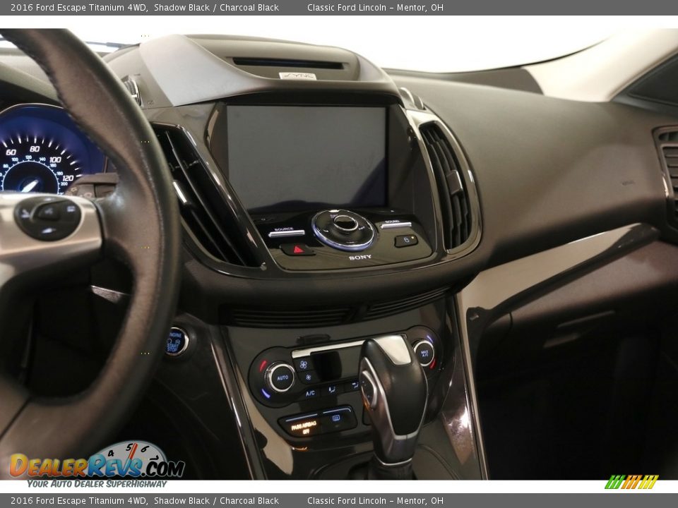 2016 Ford Escape Titanium 4WD Shadow Black / Charcoal Black Photo #9