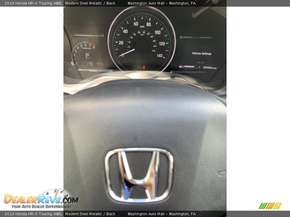 2019 Honda HR-V Touring AWD Modern Steel Metallic / Black Photo #31