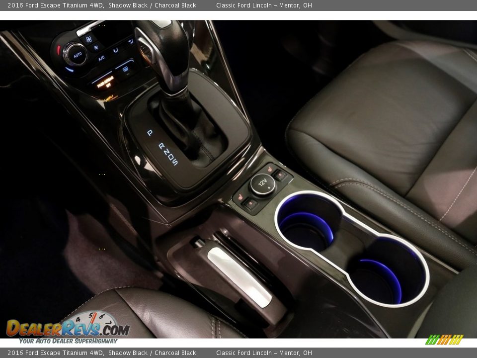 2016 Ford Escape Titanium 4WD Shadow Black / Charcoal Black Photo #14