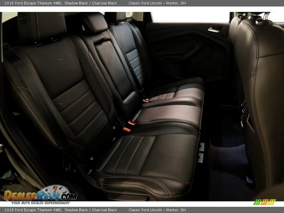 2016 Ford Escape Titanium 4WD Shadow Black / Charcoal Black Photo #17