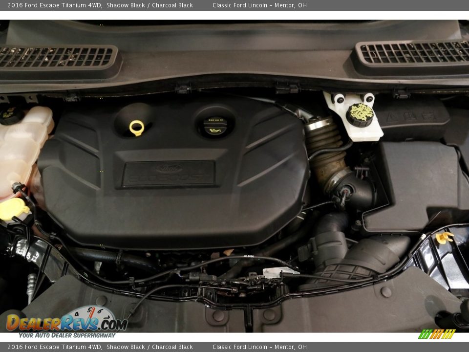 2016 Ford Escape Titanium 4WD Shadow Black / Charcoal Black Photo #20