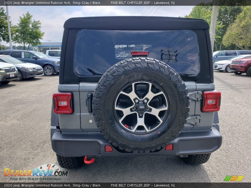 2020 Jeep Wrangler Unlimited Rubicon 4x4 Sting-Gray / Black Photo #5