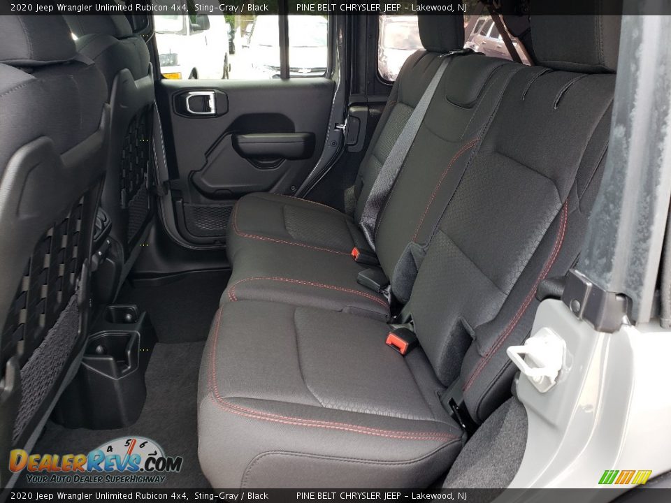 Rear Seat of 2020 Jeep Wrangler Unlimited Rubicon 4x4 Photo #6