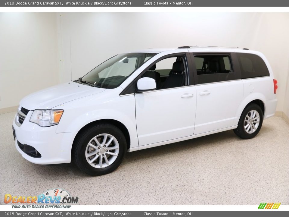 2018 Dodge Grand Caravan SXT White Knuckle / Black/Light Graystone Photo #3