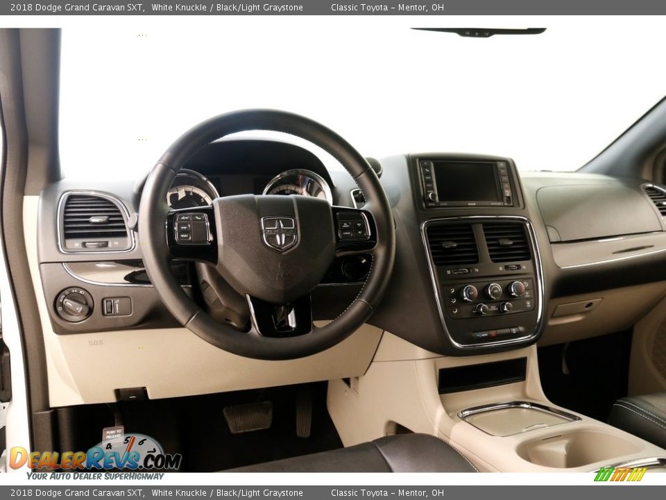 2018 Dodge Grand Caravan SXT White Knuckle / Black/Light Graystone Photo #6
