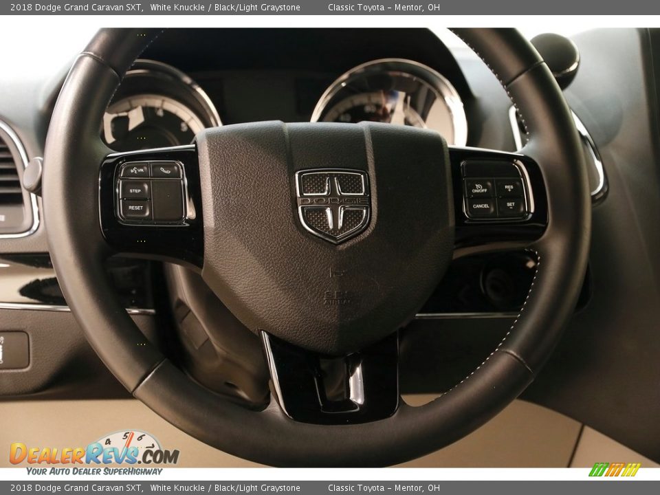 2018 Dodge Grand Caravan SXT White Knuckle / Black/Light Graystone Photo #7