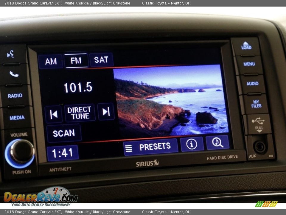 2018 Dodge Grand Caravan SXT White Knuckle / Black/Light Graystone Photo #10