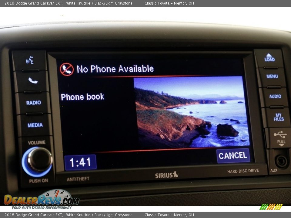 2018 Dodge Grand Caravan SXT White Knuckle / Black/Light Graystone Photo #11