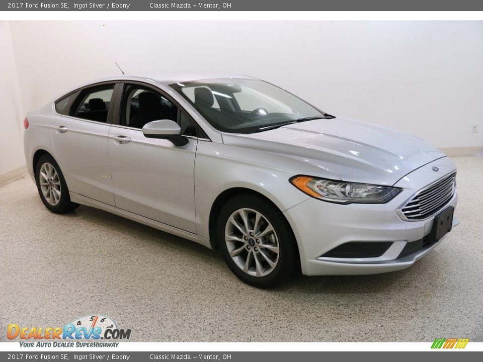 2017 Ford Fusion SE Ingot Silver / Ebony Photo #1