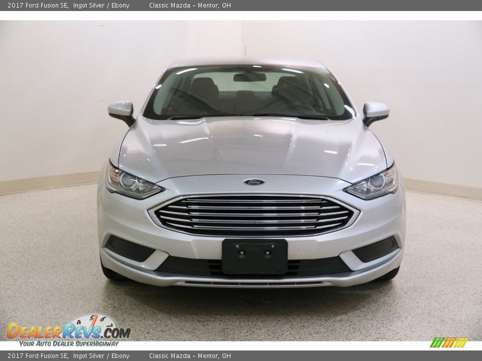 2017 Ford Fusion SE Ingot Silver / Ebony Photo #2