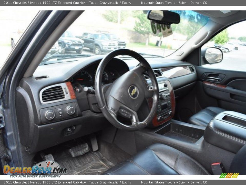 2011 Chevrolet Silverado 1500 LTZ Extended Cab 4x4 Taupe Gray Metallic / Ebony Photo #10