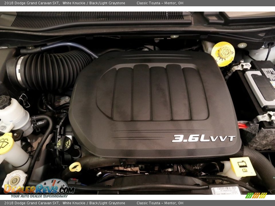 2018 Dodge Grand Caravan SXT White Knuckle / Black/Light Graystone Photo #21