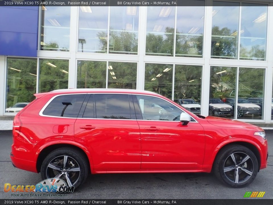 Passion Red 2019 Volvo XC90 T5 AWD R-Design Photo #2