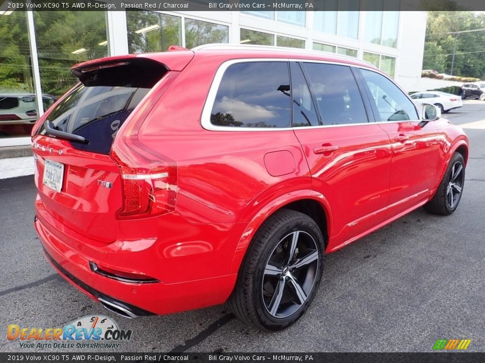 2019 Volvo XC90 T5 AWD R-Design Passion Red / Charcoal Photo #3