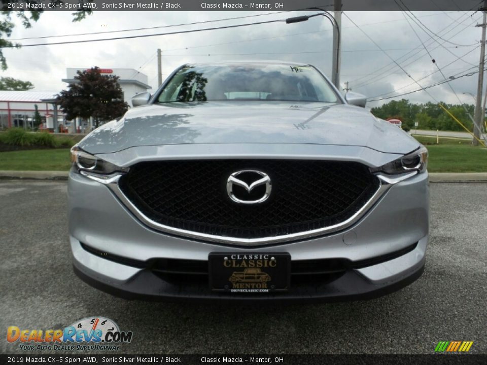 2019 Mazda CX-5 Sport AWD Sonic Silver Metallic / Black Photo #2